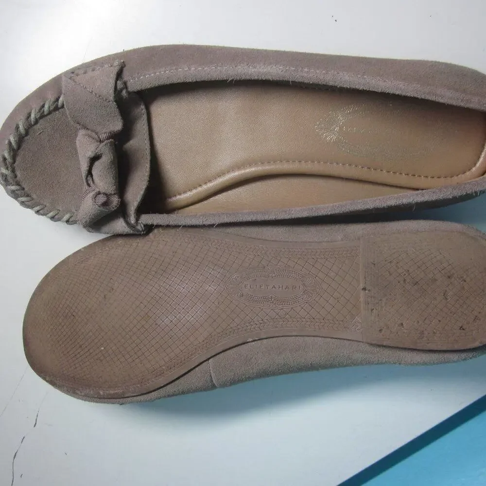 Elie Tahari suede flats